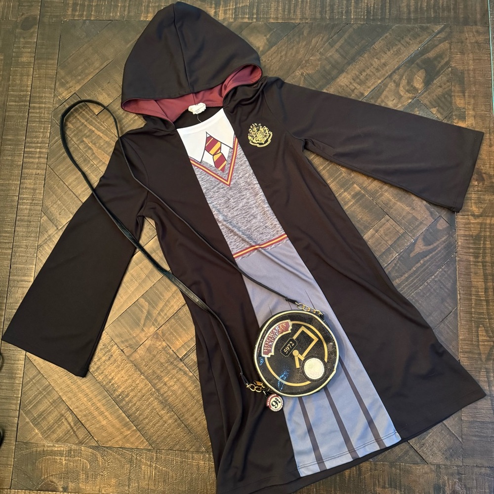 H&M Harry Potter Dress size 8-10 & Target Harry Potter purse